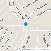 Map location of 3866 Bennington Way, San Antonio TX 78261