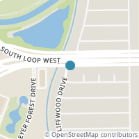 Map location of 9603 TBD Cliffwood Drive, Houston, TX 77096