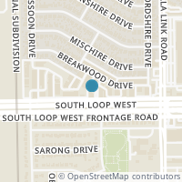Map location of 9416 Stonehouse Lane, Houston, TX 77025