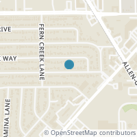 Map location of 5731 Meadow Creek Ln, Houston TX 77017