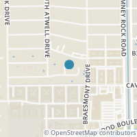 Map location of 8915 Wallington Dr, Houston TX 77096