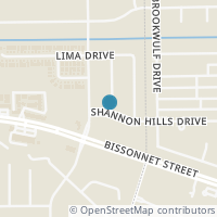 Map location of 9306 Brunel Lane, Houston, TX 77044