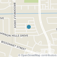 Map location of 12720 Dairy Brook Drive, Houston, TX 77099