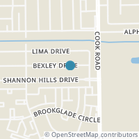 Map location of 12323 Bexley Dr, Houston TX 77099