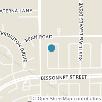 Map location of 8815 Barron Wood Cir, Houston TX 77083