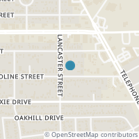 Map location of 7309 Moline St, Houston TX 77087