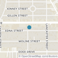Map location of 7203 Edna St, Houston TX 77087
