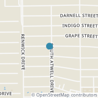 Map location of 5443 Jackwood St, Houston TX 77096