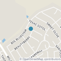 Map location of 25927 Beautyberry, San Antonio TX 78261