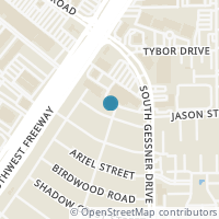 Map location of 8802 Jason St, Houston TX 77074