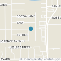 Map location of 1807 Andrea Ln, Pasadena TX 77502