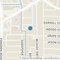 Map location of 6419 Indigo Street, Houston, TX 77074