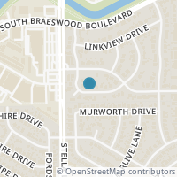 Map location of 3830 Linklea Drive, Houston, TX 77025