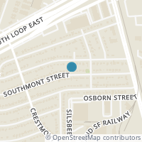 Map location of 5957 Southmont St, Houston TX 77033