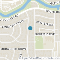 Map location of 8803 Linkmeadow Ln, Houston TX 77025