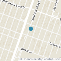 Map location of 6817 London St #A, Houston TX 77021