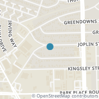 Map location of 7426 Joplin St, Houston TX 77087