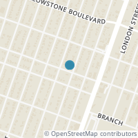 Map location of 6838 Foster St, Houston TX 77021