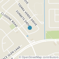 Map location of 7722 Sorbete Dr, Houston TX 77083