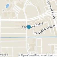 Map location of 8103 Bonhomme Road, Houston, TX 77074