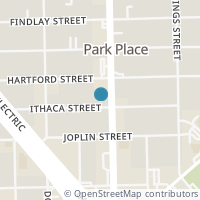 Map location of 3520 Broadway Street, Houston, TX 77017
