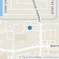 Map location of 13620 Rosewood St #8A, Houston TX 77083
