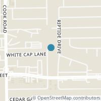 Map location of 8011 Beech Cove Ln, Houston TX 77072