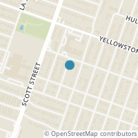 Map location of 6815 Beachwood Street #4, Houston, TX 77021