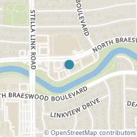Map location of 3826 Glen Arbor Drive #A, Houston, TX 77025