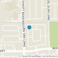 Map location of 7923 Montague Manor Ln, Houston TX 77072