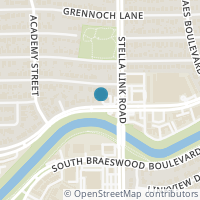 Map location of 4018 N Braeswood Blvd, Houston TX 77025