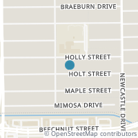 Map location of 4530 Holt St, Bellaire TX 77401