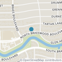 Map location of 3718 N Braeswood Boulevard, Houston, TX 77025