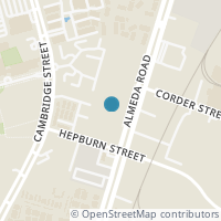 Map location of 2121 Hepburn St #1006, Houston TX 77054
