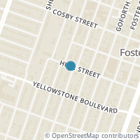 Map location of 6604 England Street, Houston, TX 77021