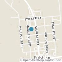 Map location of 8207 Harris St, Fulshear TX 77441