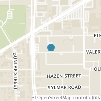 Map location of 5646 Valerie Street, Houston, TX 77081