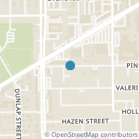 Map location of 5637 Pine Street, Houston, TX 77081