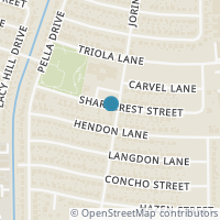 Map location of 9901 Sharpcrest Street #J4, Houston, TX 77036