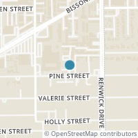 Map location of 5514 Felice Drive, Houston, TX 77081