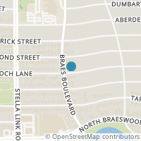 Map location of 3762 Grennoch Lane, Houston, TX 77025