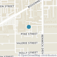 Map location of 5515 Roslyn Ct, Houston TX 77081