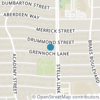 Map location of 4010 Grennoch Ln, Houston TX 77025
