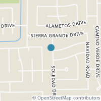 Map location of 7422 Soledad Drive, Houston, TX 77083