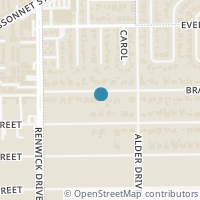 Map location of 5409 Braeburn Drive, Bellaire, TX 77401