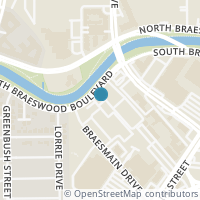 Map location of 2601 S Braeswood Boulevard #1404, Houston, TX 77025
