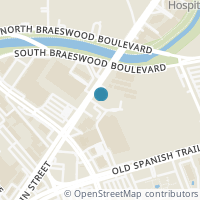 Map location of 2255 Braeswood Park Drive #128, Houston, TX 77030