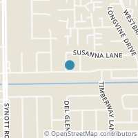 Map location of 7323 Vinewood Lane, Houston, TX 77072