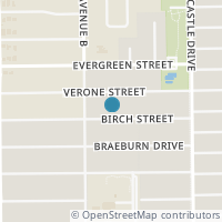Map location of 4528 Birch St, Bellaire TX 77401
