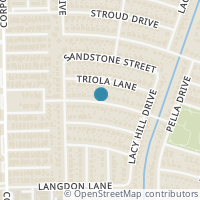 Map location of 9314 Carvel Lane, Houston, TX 77036